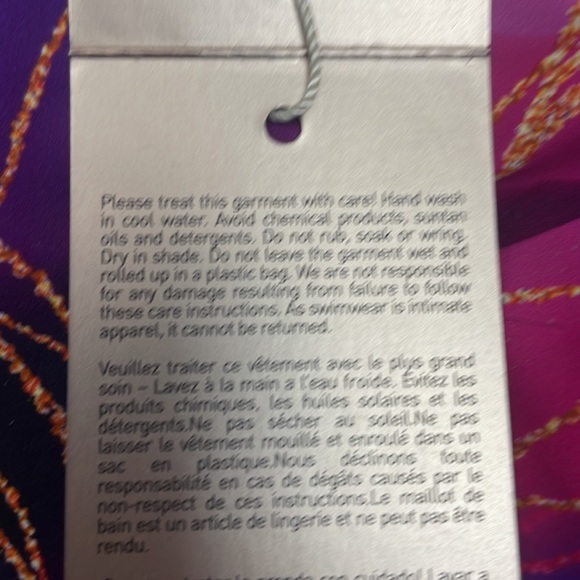 Gottex Swimwear Golden Asymmetric Floral One-Piece Swimsuit Size 12 - Picture 10 of 14